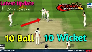 New Update Bowling Trick Of Test Match WCC2 Test Bowling Trick [upl. by Ahsinej419]