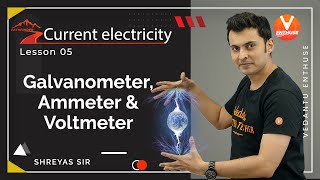 Current Electricity L5  Galvanometer Ammeter amp Voltmeter  Class 12 Physics  JEE 2022  Vedantu [upl. by Panchito985]