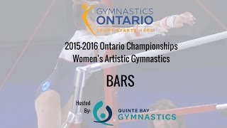 BARS  L  Level 3 Age 10B  R  Level 3 Age 10C  WAG 2016 Ontario Championships 355 [upl. by Demetri326]