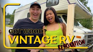 So MUCH Water Damage  Vintage RV Repair Episode 7 [upl. by Aihtnamas682]