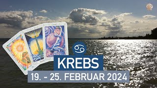 KREBS ♋️ TAROT WOCHENLEGUNG quotWO SICH EINE TÜR SCHLIESST ÖFFNET SICH EINE ANDEREquot 19  25 FEBRUAR [upl. by Einitsed]