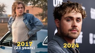 Evolução do ator Dacre Montgomery 20172024 Stranger Things [upl. by Aem]