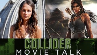 Collider Movie Talk  Alicia Vikander Cast As Lara Croft In Tomb Raider Reboot [upl. by Kaasi773]