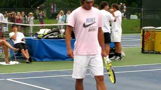 Rafa Nadals Warm Up Routine [upl. by Larue833]