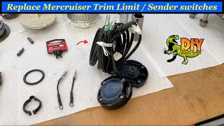 Replace Mercruiser outdrive Trim Sender and Limit switches [upl. by Dean991]