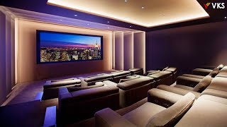 Modern Home Theater Room Design Ideas  Home Cinema Room Setup Design  Media Room Design [upl. by Addiel]