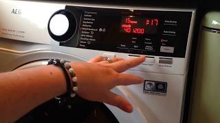 AEG 7000 Series L7WEE961R  9kg6kg Washer Dryer 1600rpm  intelligent dual sense technology [upl. by Alaric]