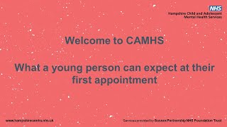 Hampshire CAMHS  Welcome to CAMHS [upl. by Smaoht843]