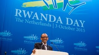 President Kagame at Rwanda Day  Netherlands 3 October 2015 [upl. by Enale]