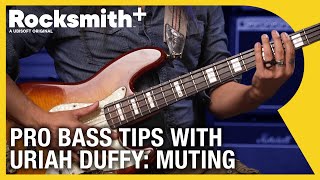 Pro Bass Tips with Uriah Duffy Muting [upl. by Janella757]