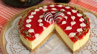 CHEESECAKE ORMAN MEYVELİ MUHTEŞEM BÖYLESİ GÖRÜLMEDİ yemek ve tatlı tarifleri [upl. by Aneger526]