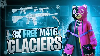 I got 3 M416 Glaciers for Free 😱😱 [upl. by Aniloj290]