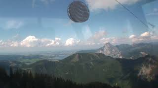 Feuerkogel bei Ebensee mit dem Traunsee im Hintergrund Österreich  Upper Austria [upl. by Enilemme]