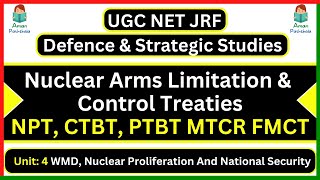 Nuclear Arms Limitation amp Control Treaties NPT CTBT PTBT MTCR FMCT UGC NET Defence amp Strategic [upl. by Petrie951]