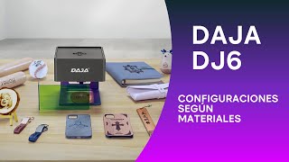 DAJA DJ6 Configuraciones según materiales Consejos y Técnicas para todas la grabaciones [upl. by Maidel]