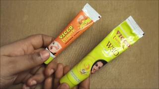 Vicco Turmeric Cream Vs Vicco Turmeric WSO Skin Cream [upl. by Simaj]