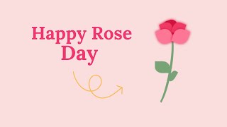 Happy Rose Day🌷 Created Rose Using HTML and CSS 🎯 [upl. by Maram51]