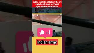 public exhibition State of the art main battle tank hvf Avadi Ajay stadium 13to191221short [upl. by Irok]