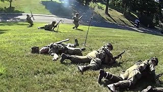 DDay Reenactment Airborne Medic POV DDay Ohio 2022 Foucarville Battle [upl. by Ecirahc966]