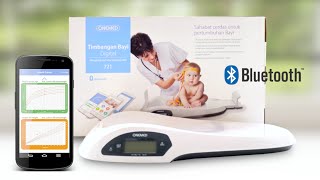 Timbangan Bayi Digital Dengan Bluetooth  Onemed 721 Baby Scale [upl. by Eiramit]