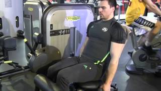 Leg Curl Technogym [upl. by Amalle]