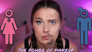 Male vs Female Makeup TRANSformation  Transgender Facial Feminization  Boy to Girl IN DEPTH [upl. by Twila84]