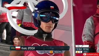 KAMIL STOCH  Złoty medal  Pyeongchang Gold Medal IO 20180217 [upl. by Akkahs]