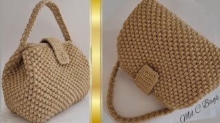 quotDEVAquot Bag Punto Canestro Doppio  VIDEO TUTORIAL di MelCbags [upl. by Tehc746]