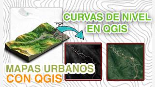 COMO HACER TU PLANO TOPOGRÁFICO RAPIDAMENTE CON QGIS  CURVAS DE NIVEL FÁCIL ✅RECURSOS GRATIS 🟢 [upl. by Dinnie]