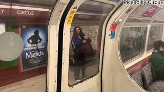 Nice Motor Sounds Bakerloo Line 1972 Stock Ride Oxford Circus  Waterloo [upl. by Nicholl]