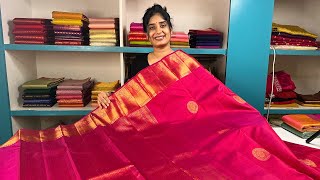 Kanchipuram Traditional Pure silk Sarees [upl. by Sgninnej]