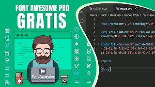 Como CONSEGUIR iconos PREMIUM de 🔥FONT AWESOME PRO🔥 Metodo LEGAL [upl. by Frymire]