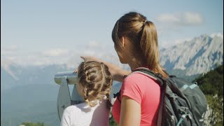 Wandern mit Kindern im Gebiet GarmischClassic [upl. by Ahsemot790]