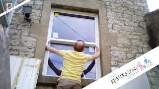 Fitting Sliding Sash Windows  Double Glazed UPVC [upl. by Swisher]