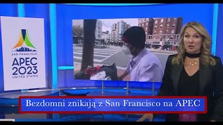 Bezdomni znikają z San Francisco na APEC [upl. by Ynaffyt912]