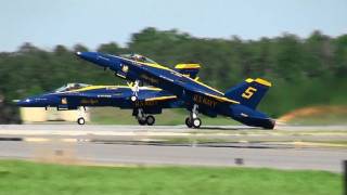 BlueAngels MCAS Beaufort Air Show 2011 Blue Angels [upl. by Tewell]