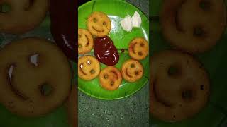 McCain smiles  Homemade crispy potato smily✨ food likeandsubscribe eveningsnacks [upl. by Saidee]