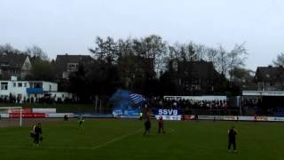 SSVg Velbert vs Borussia Dortmund II Rauchbömbchen 13042016 [upl. by Antoinette979]