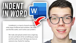 How To Indent In Word First Line amp Paragraph  Full Guide [upl. by Fortunio]