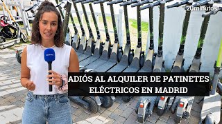 Los madrileños opinan sobre el FIN de los PATINETES ELÉCTRICOS DE ALQUILER [upl. by Post]