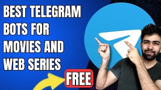 Best Telegram bots for movies and web series 2024  Telegram Movie Download Bot [upl. by Yelsek]