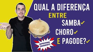 Como Tocar Samba Choro e Pagode no Pandeiro  Conheça as Diferenças  ANDRÉ PASSOS [upl. by Uliram523]