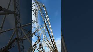 When our golden Goddess Hyperia meets blue skies and a touch of lunar magic🤩🌙🎢 ThorpePark [upl. by Am]