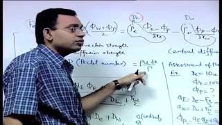 Lecture 43  Central difference scheme applied to convectiondiffusion equation [upl. by Enylodnewg]