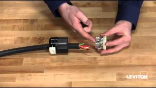 How to install a Leviton Industrial Locking Wiring Device [upl. by Nnairac]