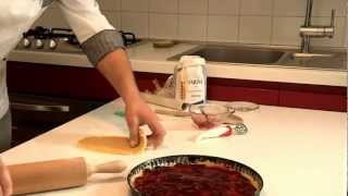 CROSTATA CON MARMELLATA DI CILIEGIE  Video Ricetta  Grigio Chef [upl. by Divod]