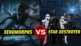 Could a Star Destroyer Survive a Xenomorph Invasion Alien vs Star Wars Galactic Versus [upl. by Dnesnwot742]