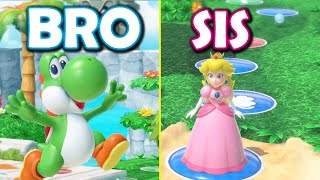 2Player Mario Party Superstars Yoshis Tropical Island BRO VS SIS [upl. by Siron203]