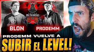 ¡La MEJOR BATALLA de los 2 y LA NOCHE 🔥🔥 XLmen reacciona a PRODEMM vs BLON [upl. by Yrahk518]