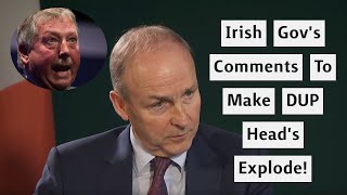 Irish Deputy Prime Minister Roasts DUP Over Windsor Framework [upl. by Cordeelia]